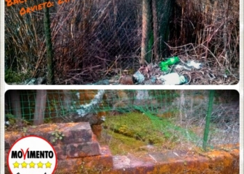 M5S Orvieto spedisce una caartolina dalla sorgente Tione