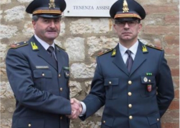 Stefano Ricci e’ il nuovo comandante della Guardia di Finanza di Assisi