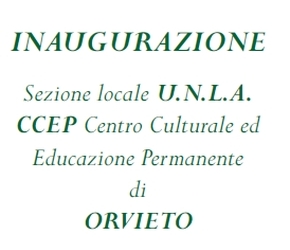 Inaugurazione del Centro culturale ed educazione permanente UNLA