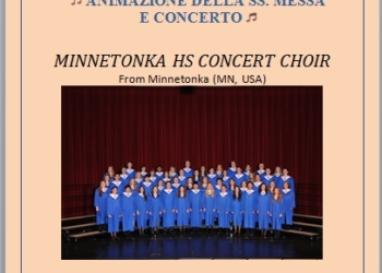 Minnetonka hs concert choir. Animazione della SS. Messa in Duomo