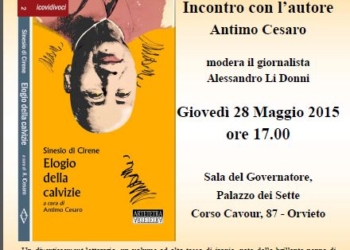 Presentazione di “Sinesio di Cirene. Elogio della calvizie” di Antimo Cesaro