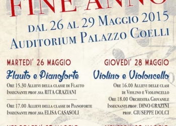 La Musica saluta l’ingresso dell’estate con i Saggi di fine anno e la Stagione “Coesioni Musicali”