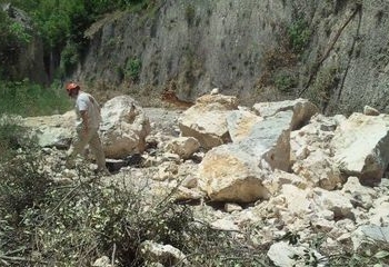 Frana sull’Amerina, brillate stamattina cariche esplosive. Precisazioni su dichiarazione Coppe