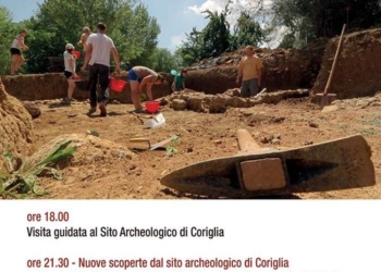 Presentazione della campagna di scavo a Coriglia