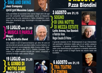 Civit’ARTE, “Musica e parole” in piazza Biondini a Bagnoregio con Mogol e la Scarlatto band