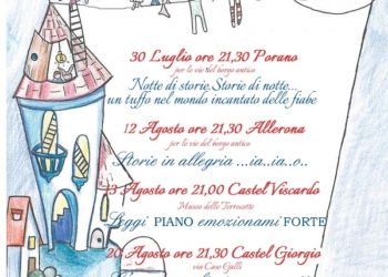 A Castel Giorgio “Quattro notti tra le storie” per i più piccoli