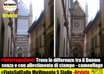 M5S Orvieto. Interrogazione per i cantieri disadorni