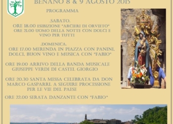 Benano in festa: un fine settimana ricco per celebrare la Santa Patrona