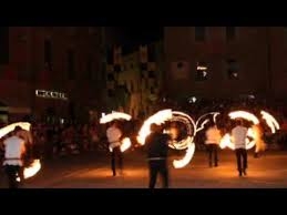 Città della Pieve:spettacolare Festa a Palazzo con i focolieri e i tamburini del Terziere Castello