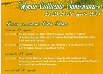 Agosto culturale a San Venanzo