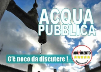M5S Orvieto. Acqua pubblica. Si parta dal Consiglio comunale.