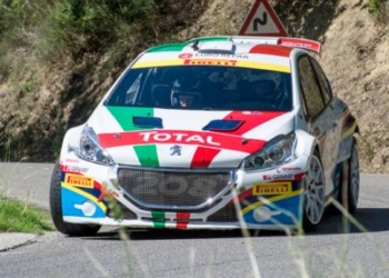 Castellana. Disputa di un test pre rally, protagonisti Pirelli e Peugeot Italia