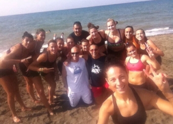 Azzurra Ceprini – Preparazione atletica sulla sabbia di Montalto e basket al Palasport di Porano