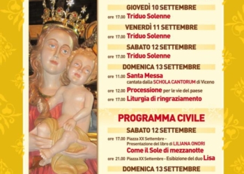 Fine settimana di festa a Viceno per la Madonna delle Grazie