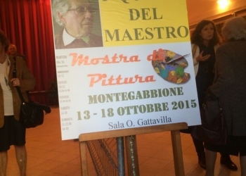 “I quadri del maestro” la mostra di  Remo Castri chiude i battenti a Montegabbione