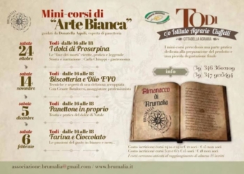 Mini corsi di “arte bianca” da sabato 24 ottobre