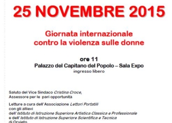 Il 25 novembre è la giornata internazionale contro la violenza sulle donne