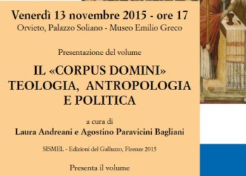 Presentazione di “Corpus Domini”. Teologia, antropologia e politica