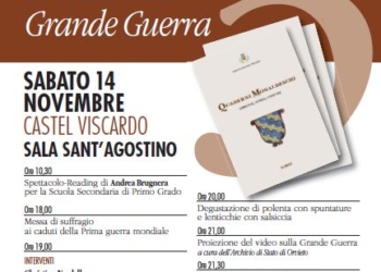 Quaderni Monaldeschi: il terzo numero dedicato alla Prima Guerra Mondiale
