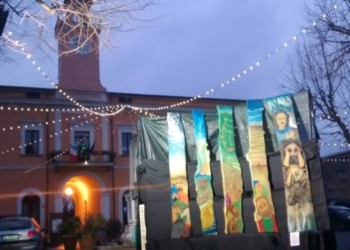 A Castel Viscardo inaugurazione del presepe di Donato Catamo