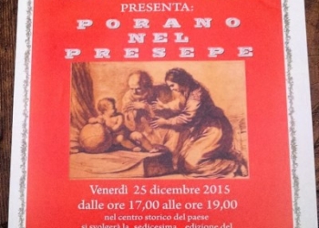 “PORANO NEL PRESEPE” il 25 dicembre
