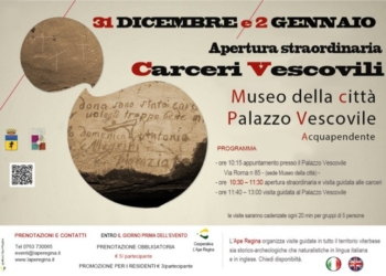 Apertura straordinaria delle CARCERI VESCOVILI di Acquapendente