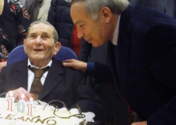 Alla Casa della Divina Provvidenza tutti in festa per i 101 anni di Olindo