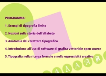 Corso introduttivo di Lettering al Centro studi