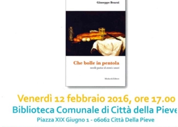 Presentazione di “Che bolle in pentola” a Città della Pieve