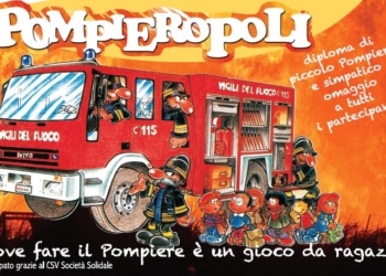 Pompiere per un giorno ad Orvieto, con “Pompieropoli” organizzata da Ass.Naz. dei VVF e Protezione Civile Comunale