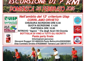 Camminata di 5Km e escursione di 7Km con Uisp