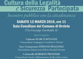 Legalità e sicurezza partecipata, se ne parla con le forze dell’ordine nella sala consiliare