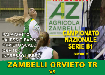 La Zambelli Orvieto gioca domenica in casa contro Firenze