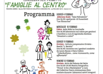 Il bilancio del progetto “Famiglie al centro”