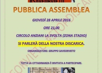 #SaveOrvieto, iniziativa pubblica sulla discarica