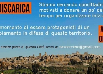#SaveOrvieto, al via la campagna di sostegno #volontarisaveorvieto