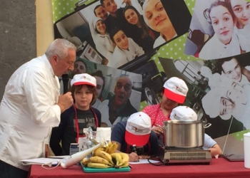 Oltre 70 bambini hanno partecipato alla “lezione di gelato” del maestro Giovannino Fittipaldi