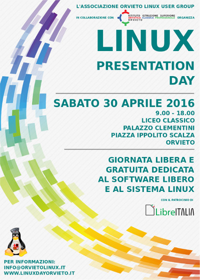 Primo Linux Presentation Day a Orvieto, l'evento orvietano dedicato al ...
