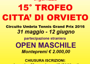 Tennis. 15° Trofeo Città di Orvieto