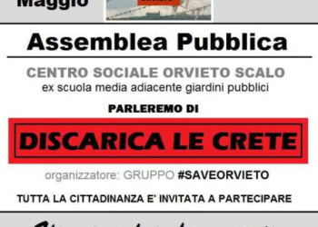 SAVEORVIETO incontra i cittadini. Prossima assemblea pubblica a Orvieto scalo