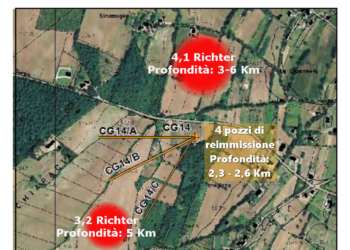 Terremoto a Castel Giorgio: le scosse proprio dove vogliono fare i 4 pozzi geotermici di re-immissione.