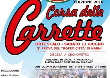 Trofeo città di Narni per corsa carrette 2016