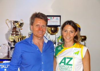 Beatrice Valpiani in maglia Zambelli Orvieto