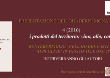 Con Calici di Stelle anche i Quaderni Monaldeschi: il quarto numero dedicato ai prodotti del nostro territorio