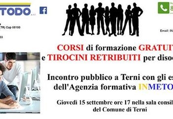 Corsi di formazione gratuiti e tirocini proposti da Inmetodo