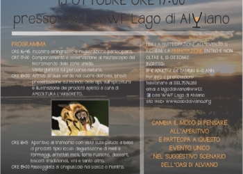 Alla scoperta della natura e degli animali, particolare ApeRitivo nell’Oasi di Alviano