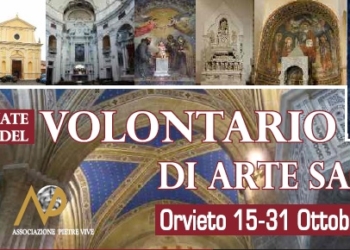 “Le giornate del volontario di arte sacra”, dal 15 al 31 ottobre visite gratuite alla scoperta dei grandi tesori