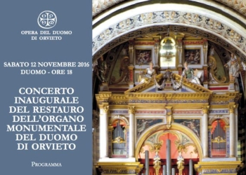 Concerto inaugurale del restauro dell’organo del Duomo, domani alle 18 in DIRETTA STREAMING