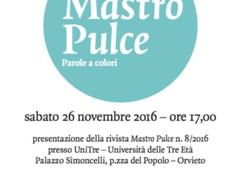 “Mastro Pulce. Parole a colori”, all’UniTre si presenta il numero 8