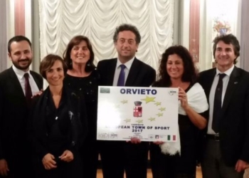 Per Orvieto riconoscimento di “Comune Europeo dello Sport 2017” al Parlamento Europeo di Bruxelles